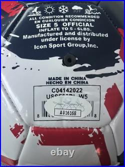 Jaedyn Shaw Signed USWNT Soccer Ball San Diego Wave Auto JSA COA