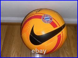 Jamal Musiala Signed Bayern Munich Fc Logo Full Size Soccer Ball Coa