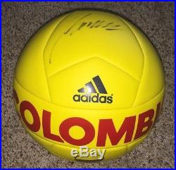 James Rodriguez Signed Adidas Colombia Soccer Ball with proof