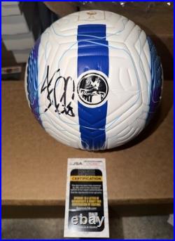Jason Sudeikis Signed Soccer Ball Ted Lasso Tv Show Jsa Coa Premier League