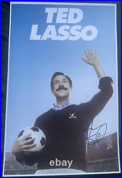Jason Sudekis Signed 11x17 Photo Poster Ted Lasso Soccer Ball A MUST HAVE