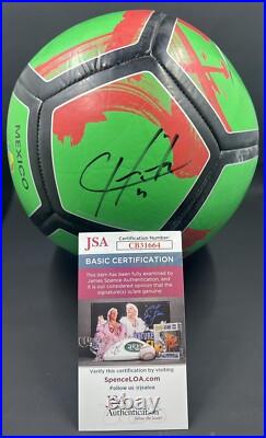 Javier Hernandez Balcazar Chicharito Signed Nike Mexico Soccer Ball Size 5 JSA
