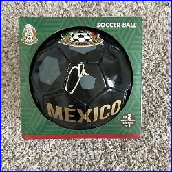 Javier Hernandez Chicharito SIGNED Mexico National Soccer Ball Size 2 COA