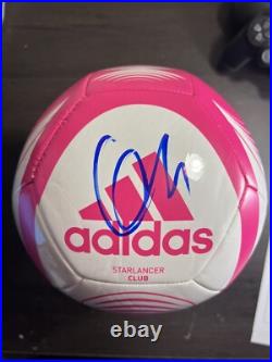 Javier Hernandez Chicharito Signed Soccer Ball Madrid Mexico BECKETT BJ082896
