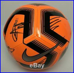 Jerome Boateng Thiago Alcantara Kingsley Coman +4 Signed Nike Soccer Ball PSA