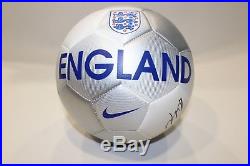 Jesse Lingard Signed England Nike Soccer Ball (Beckett COA) Autographed Auto