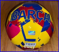 Joan Laporta Signed Barcelona Fc Logo Full Size Soccer Ball Coa