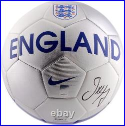 Joe Hart England Autographed Logo Soccer Ball ICONS