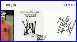 Johan Cruyff/Washington Diplomats Autographed Soccer Ball
