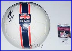 John Barnes Signed Autographed England Logo Soccer Ball Futbol Legend Jsa Coa #2