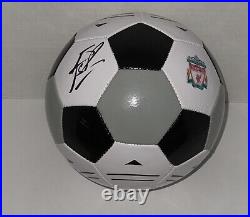 John Barnes Signed Soccer Ball Futbol Liverpool Fc Legend