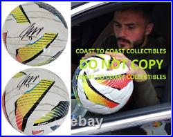 Jordan Morris Signed Soccer Ball Proof COA Autographed Seattle Sounders FC