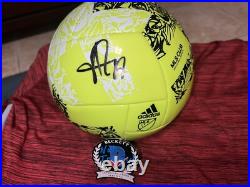 Jordi Alba Signed Official MLS Soccer Ball Inter Miami FC Barcelona Beckett