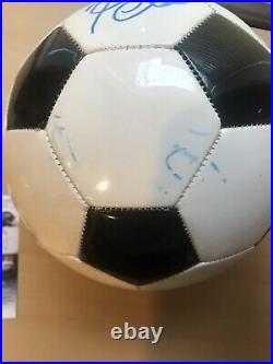 Jsa Auto Pele Signed Soccer Ball Brazil Football World Cup Cosmos Legend Size 5