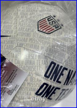 Jsa Autographed Alex Morgan Nike USA Soccerball One Nation On Team