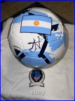 Julian Alvarez Signed Official Argentina Soccer Ball World Cup Champ Beckett Julian Alvarez Signed Official Argentina Soccer Ball World Cup Champ Beckett