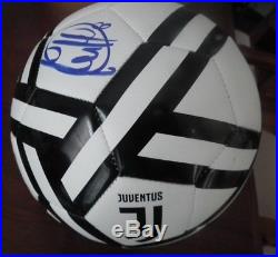 Juventus Autographed Adidas Soccer Ball 2018 C. Marchisio, Emre Can and Miralem