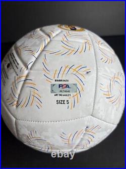 Karim Benzema Adidas Real Madrid Signed Soccer Ball PSA AL74546