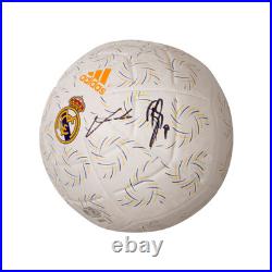 Karim Benzema & Luka Modric Signed Real Madrid Soccer Ball with Beckett COA