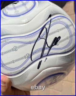 Karim Benzema Signed Real Madrid Soccer Ball With Proof