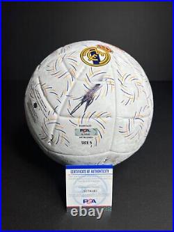 Karim Benzemc Adidas Real Madrid Signed Soccer Ball PSA AL74545