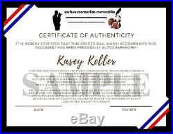 Kasey Keller Signed Soccer Ball withInscr, Seattle Sounders, USMNT, Autographed, Proof