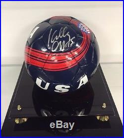 Kelley O'Hara Team USA Women's Soccer Signed USA Logo Ball withJSA