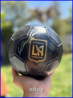 LAFC Mini Soccer Ball autographed by CARLOS VELA