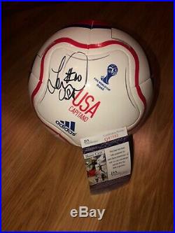 LANDON DONOVAN signed autographed USA soccer ball COA JSA Photo PROOF WORLD CUP
