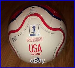 LANDON DONOVAN signed autographed USA soccer ball COA JSA Photo PROOF WORLD CUP