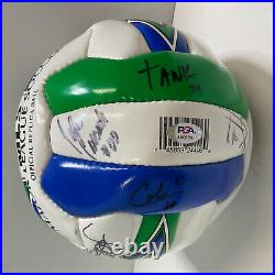 LA Galaxy 1996 Inaugual Team 18 Signatures Soccer Ball PSA Certification#AM06596