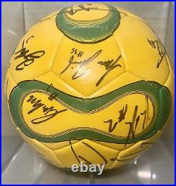 LA Galaxy 2006-07 MLS Team Signed Soccer Ball 22 Authentic Signature Autographs