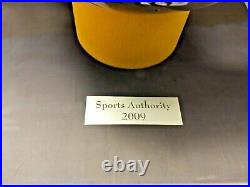 LA Galaxy Autographed 2009 Team Ball Sports Authority-Case and Stand