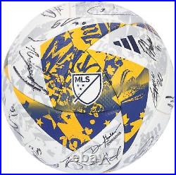 LA Galaxy Signed Match-Used KCC Soccer Ball from 2023 MLS Season with22 Signatures