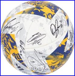 LA Galaxy Signed Match-Used KCC Soccer Ball from 2023 MLS Season with22 Signatures