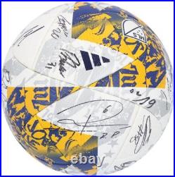 LA Galaxy Signed Match-Used KCC Soccer Ball from 2023 MLS Season with22 Signatures