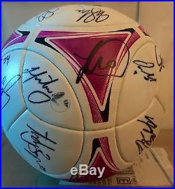 LA Galaxy signed Ball Beckham Donovan Keane Signed Game Used Ball