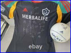 LA Galaxy special team signed jersey Large 2013 Contest Winner! + signed ball