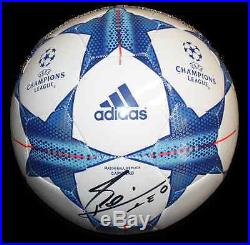 LIONEL MESSI Autographed 2015-16 Champions League Soccer Ball ICONS