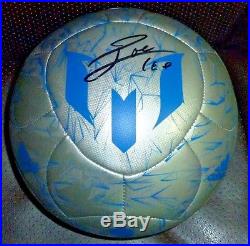 Lionel Messi Hand Signed Adida Messi Logo Soccer Ball
