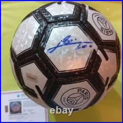 LIONEL MESSI Signed Autographed Paris Saint-Germain Ball Official, COA