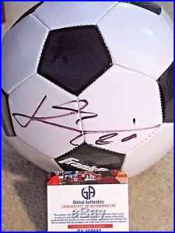 LIONEL MESSI Signed Franklin Soccer Ball GA GAI Coa Global Authentics Auto