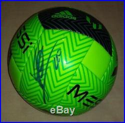 LIONEL MESSI hand signed autographed Special Edition ball Argen Barcelona Legend