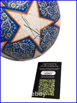 Lamine Yama Soccer Ball Signed Autographed With COA