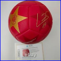 Lamine Yamal #19 Signed Autographed Soccer Ball With COA Lamine Yamal #19 Signed Autographed Soccer Ball With COA