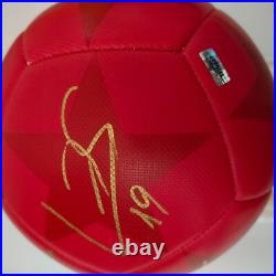 Lamine Yamal #19 Signed Autographed Soccer Ball With COA Lamine Yamal #19 Signed Autographed Soccer Ball With COA