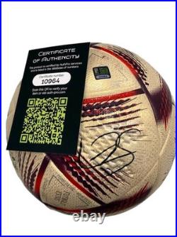 Lamine Yamal Hand Signed Ball Autographed Soccer COA