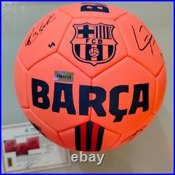 Lamine Yamal, Pedri and Raphinha Signed Barcelona Soccer Ball Official With COA