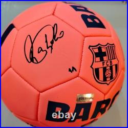 Lamine Yamal, Pedri and Raphinha Signed Barcelona Soccer Ball Official With COA
