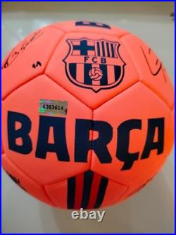 Lamine Yamal, Pedri and Raphinha Signed Barcelona Soccer Ball Official With COA